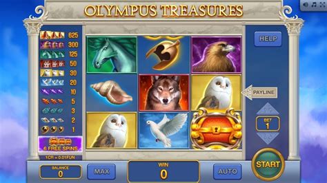Olympus Treasures 3x3 888 Casino